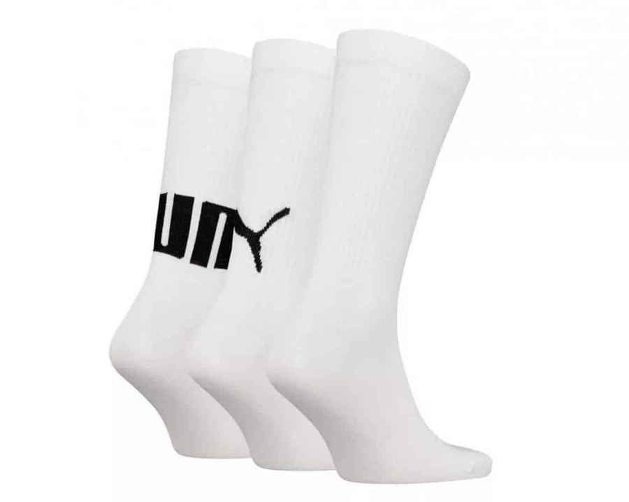 Puma PUMA UNISEX BIG LOGO CREW 3P white