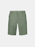 Halti Pallas Cool M stretch shorts, Deep Green Spray