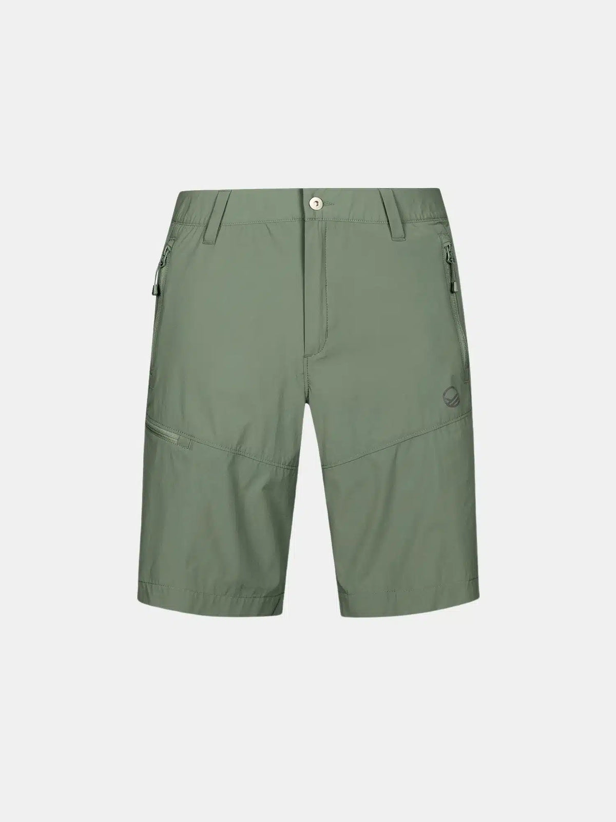 Halti Pallas Cool M stretch shorts, Deep Green Spray