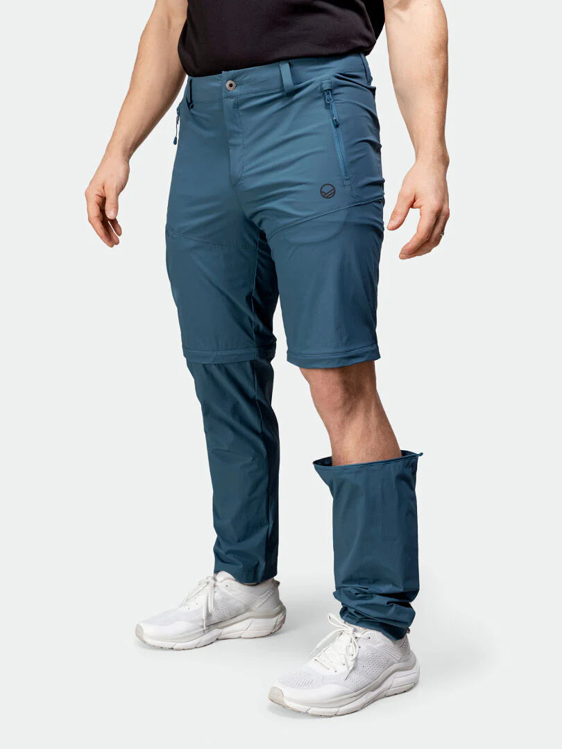 pārgājiena bikses pallas cool m stretch zip off pants black ha 064 0827 p99 1