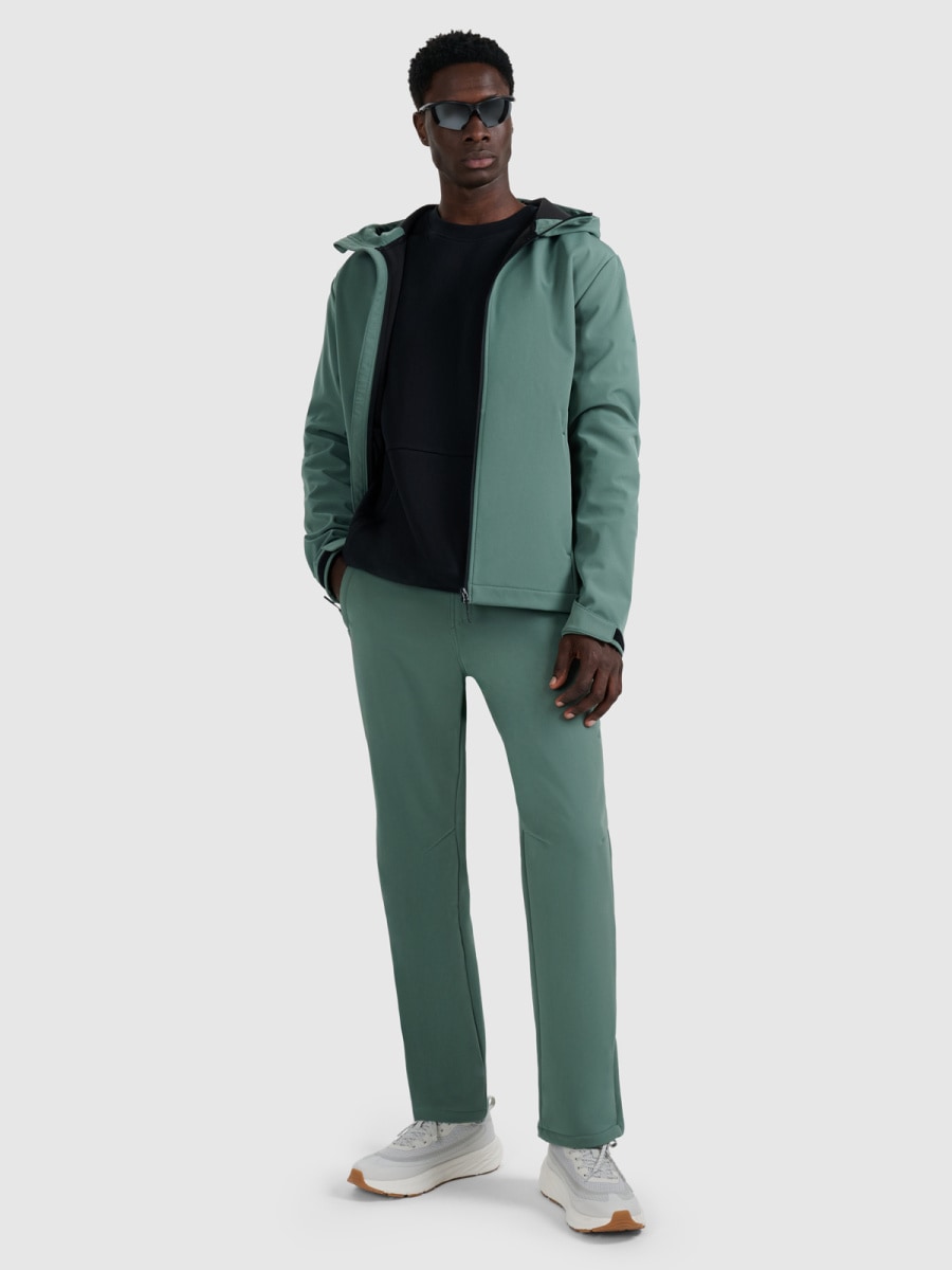 pārgājiena bikses trousers fnk dark green 4f waw25tftrm0990 40s 3