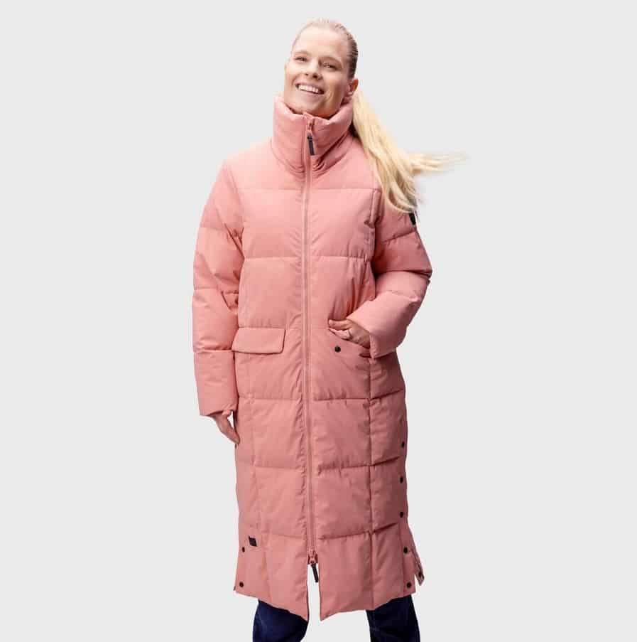 Halti Penger W puffer coat, Rose Dawn