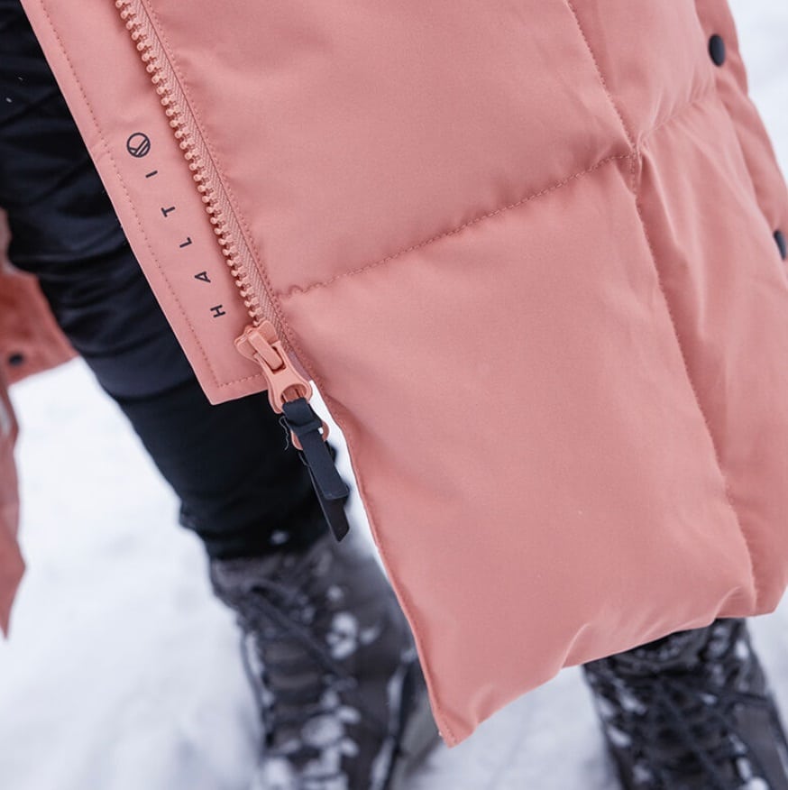 Halti Penger W puffer coat, Rose Dawn