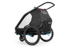cube cube kids trailer double cmpt black