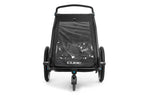cube cube kids trailer double cmpt black