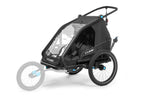 cube cube kids trailer double cmpt black