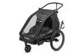 cube cube kids trailer double cmpt black