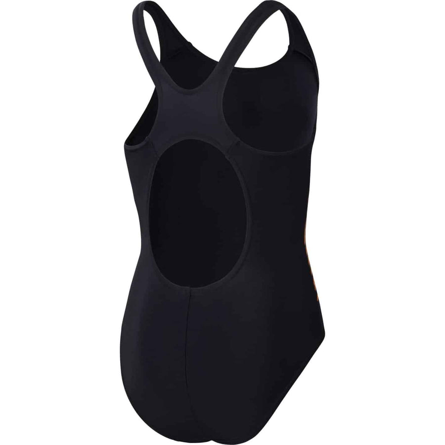 Speedo Placement Muscleback Jr, Blk/Nectarine/Contry Gree