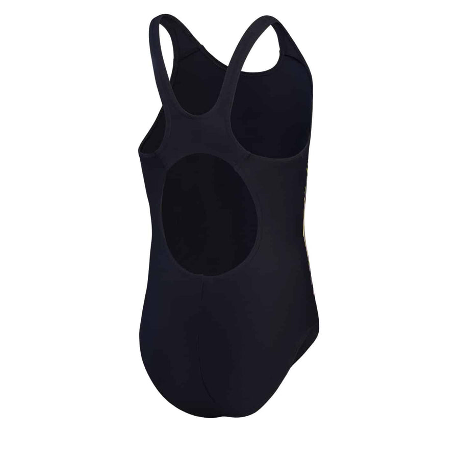 Speedo Placmement Muscleback Jr, Blk/Sweet Purple/Lemon
