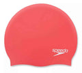 Speedo Plain Moulded silicon cap, phoenix red
