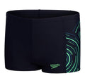 Speedo Plastisol Placement Aquashort , True Navy / Harleq