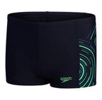 Speedo Plastisol Placement Aquashort , True Navy / Harleq