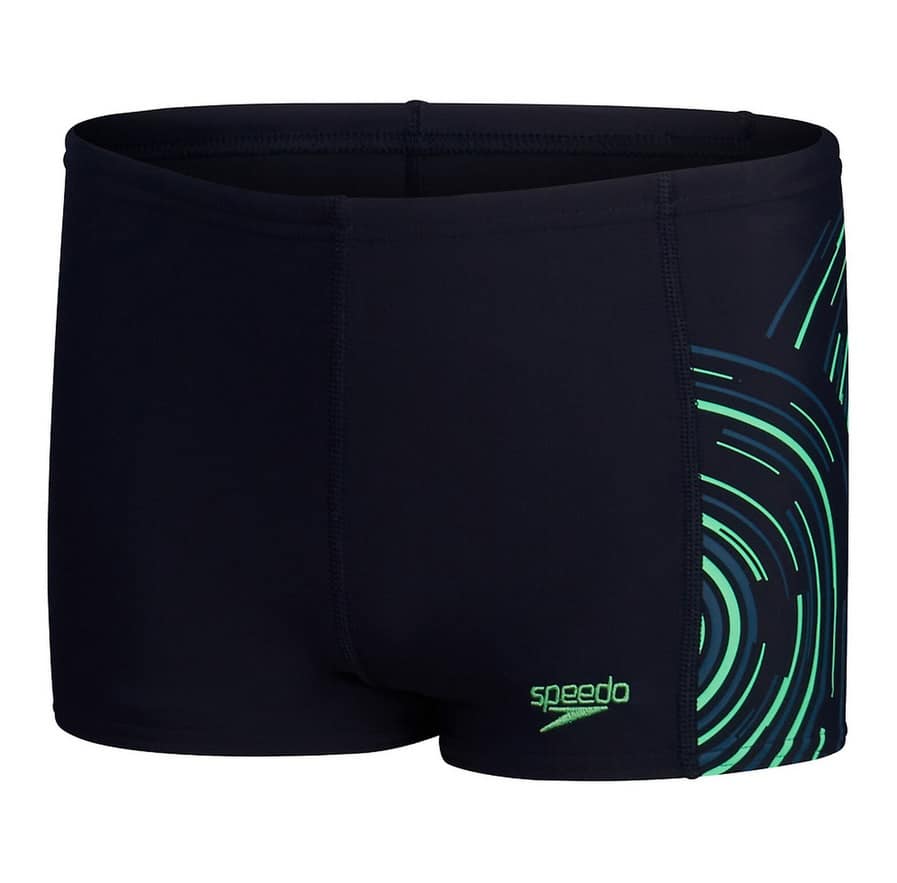 Speedo Plastisol Placement Aquashort , True Navy / Harleq