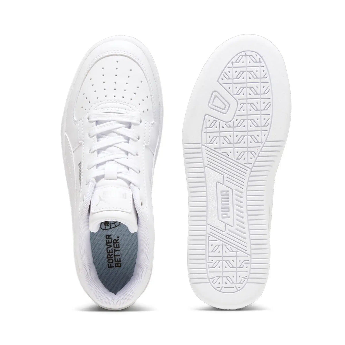puma caven 2 0 jr puma white puma silver pu 393837 02 4