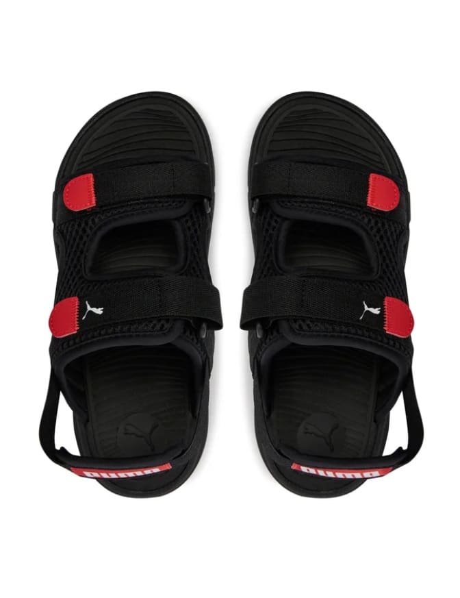 puma evolve sandal jr puma black puma wh pu 390449 01 1