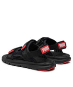 puma evolve sandal jr puma black puma wh pu 390449 01 3
