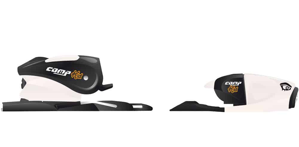 Kalnu slēpju stiprinājumi COMP KID 25 L black white