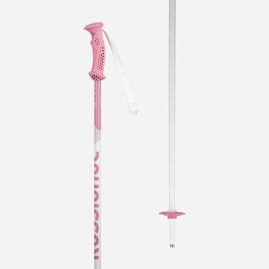 ROSSIGNOL ELECTRA JR PINK, slēpošanas nūjas