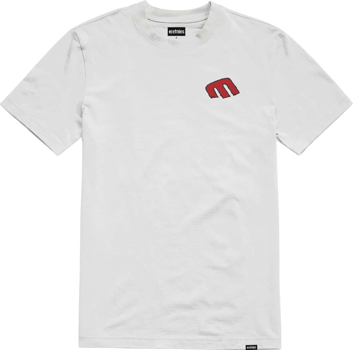 Etnies REBEL E TEE, WHITE/RED