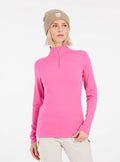 Protest REFABRIZ 1/4 zip top, Foxy Pink
