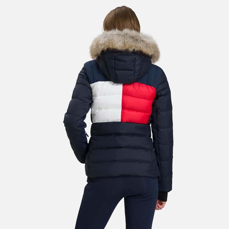 Rossignol TOMMY HILFIGER WOMEN'S FLAG E-FUR DOWN JACKET