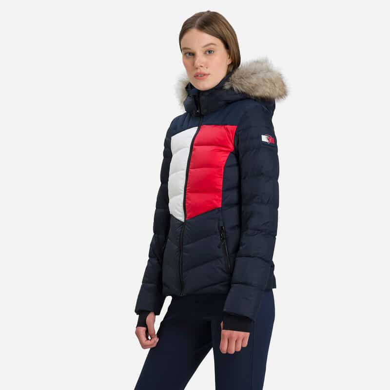 Rossignol TOMMY HILFIGER WOMEN'S FLAG E-FUR DOWN JACKET