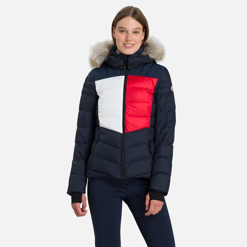 Rossignol TOMMY HILFIGER WOMEN'S FLAG E-FUR DOWN JACKET