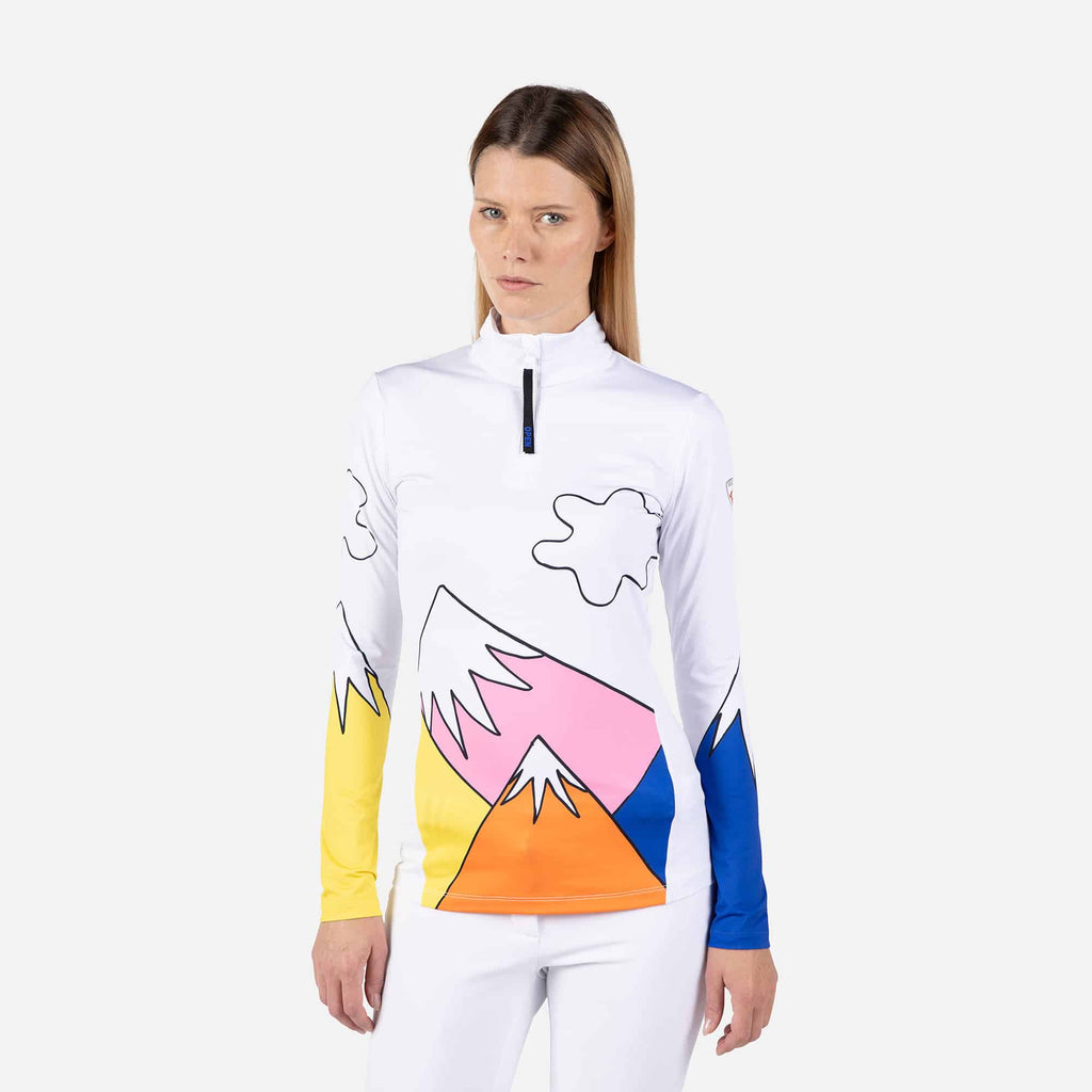 ROSSIGNOL W BOOSTER 1/2 ZIP TOP