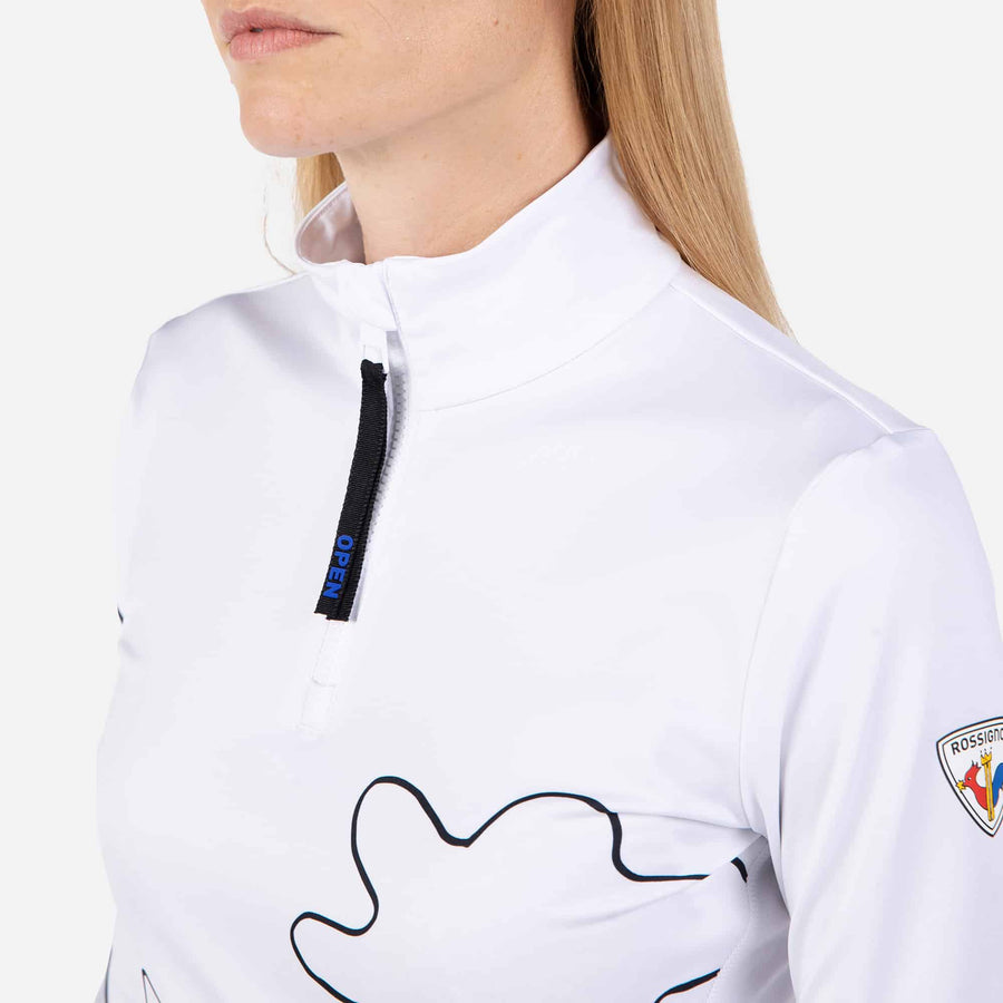 ROSSIGNOL W BOOSTER 1/2 ZIP TOP