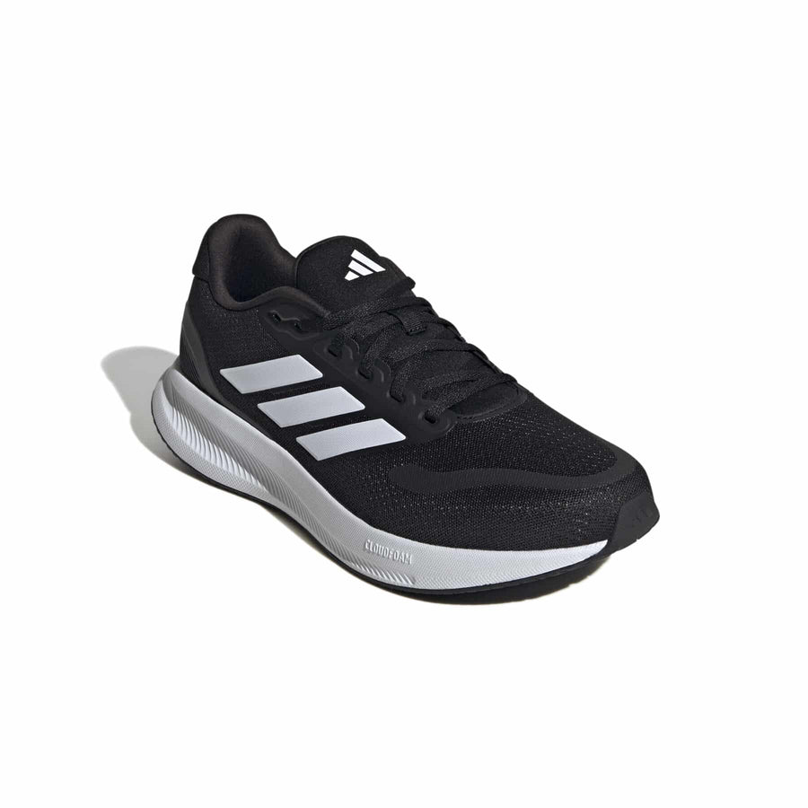 Adidas RUNFALCON 4 WIDE  CBLACK/FTWWH