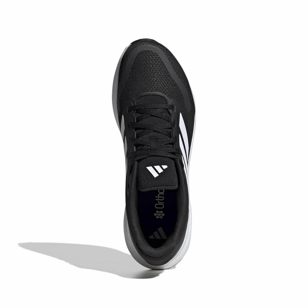Adidas RUNFALCON 4 WIDE  CBLACK/FTWWH