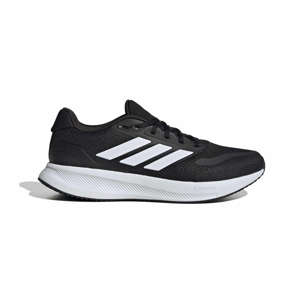 Adidas RUNFALCON 4 WIDE  CBLACK/FTWWH