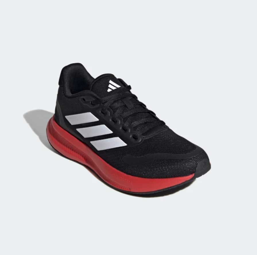 Adidas RUNFALCON 5 J  CBLACK/FTWWH
