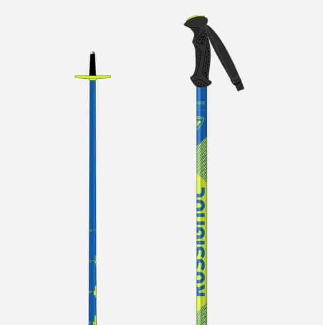 rossignol telescopic jr blue yellow