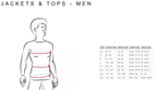Rossignol jacket and top size chart men