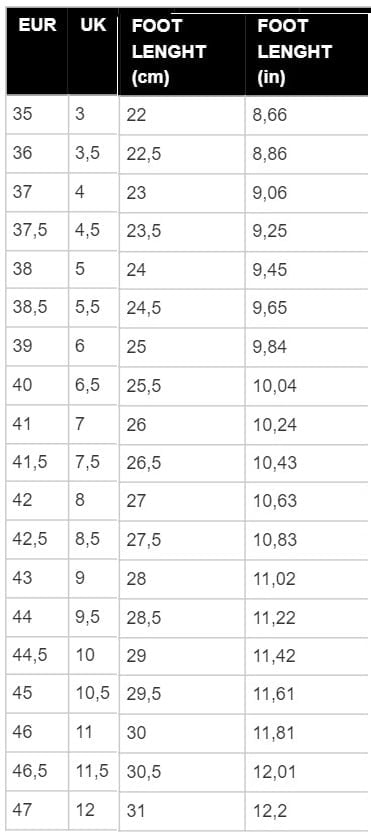 Rossignol Shoe Size