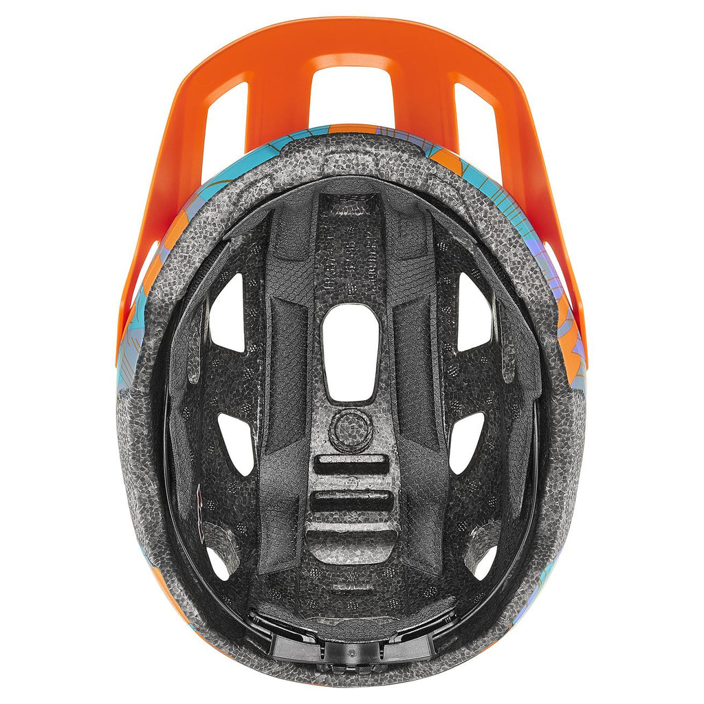 Uvex react jr. papaya camo matt 52-56