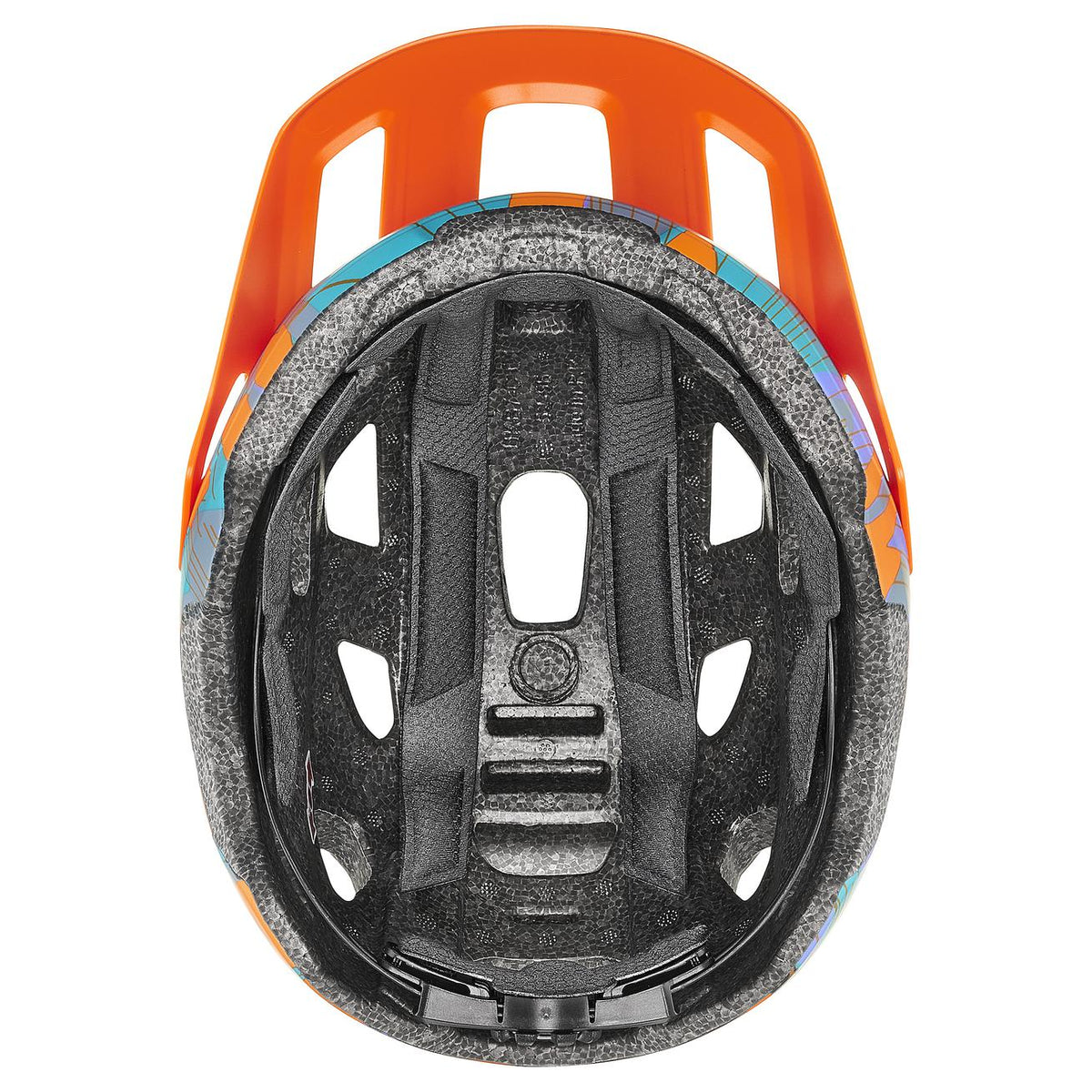 Uvex react jr. papaya camo matt 52-56