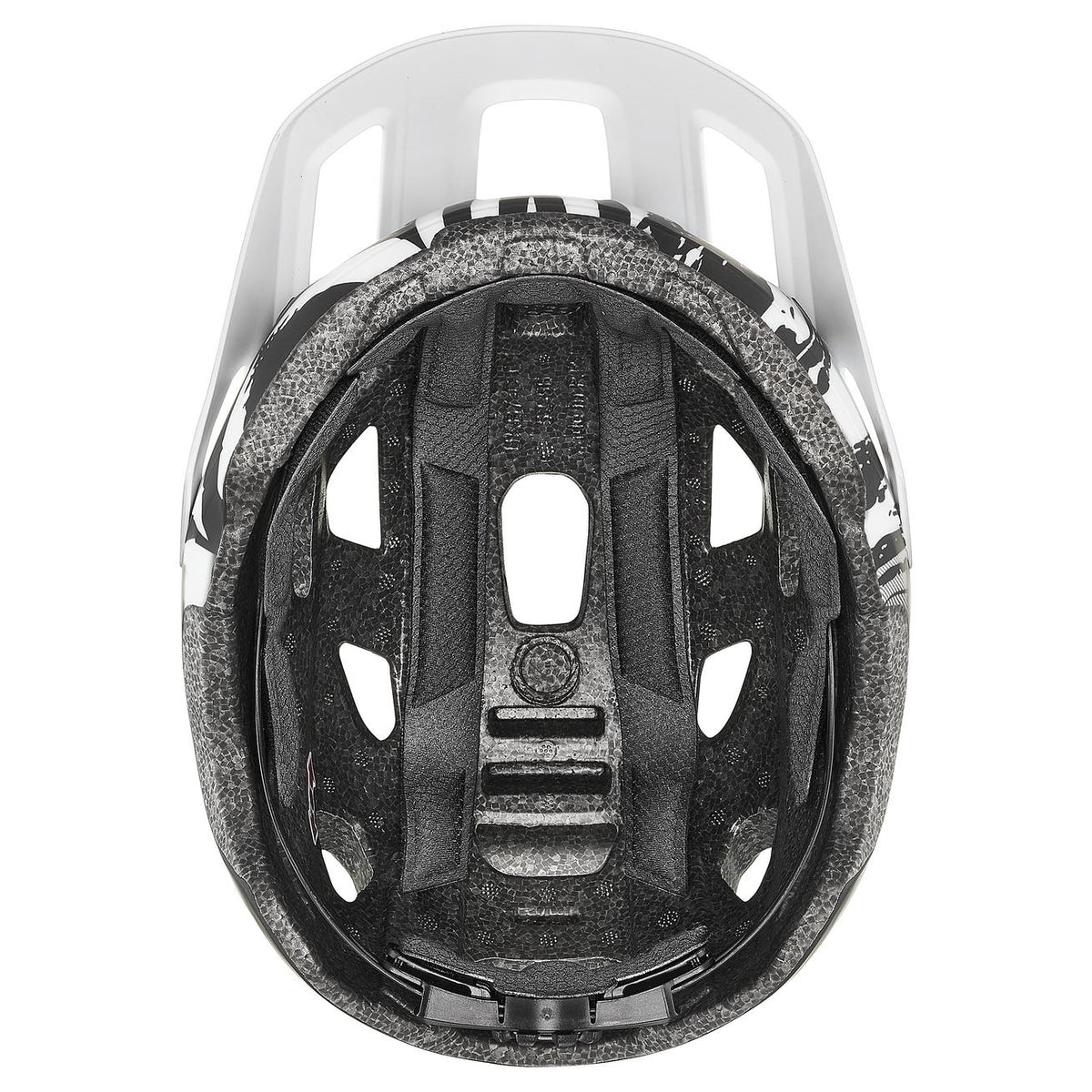 Uvex react jr. white-black matt 52-56