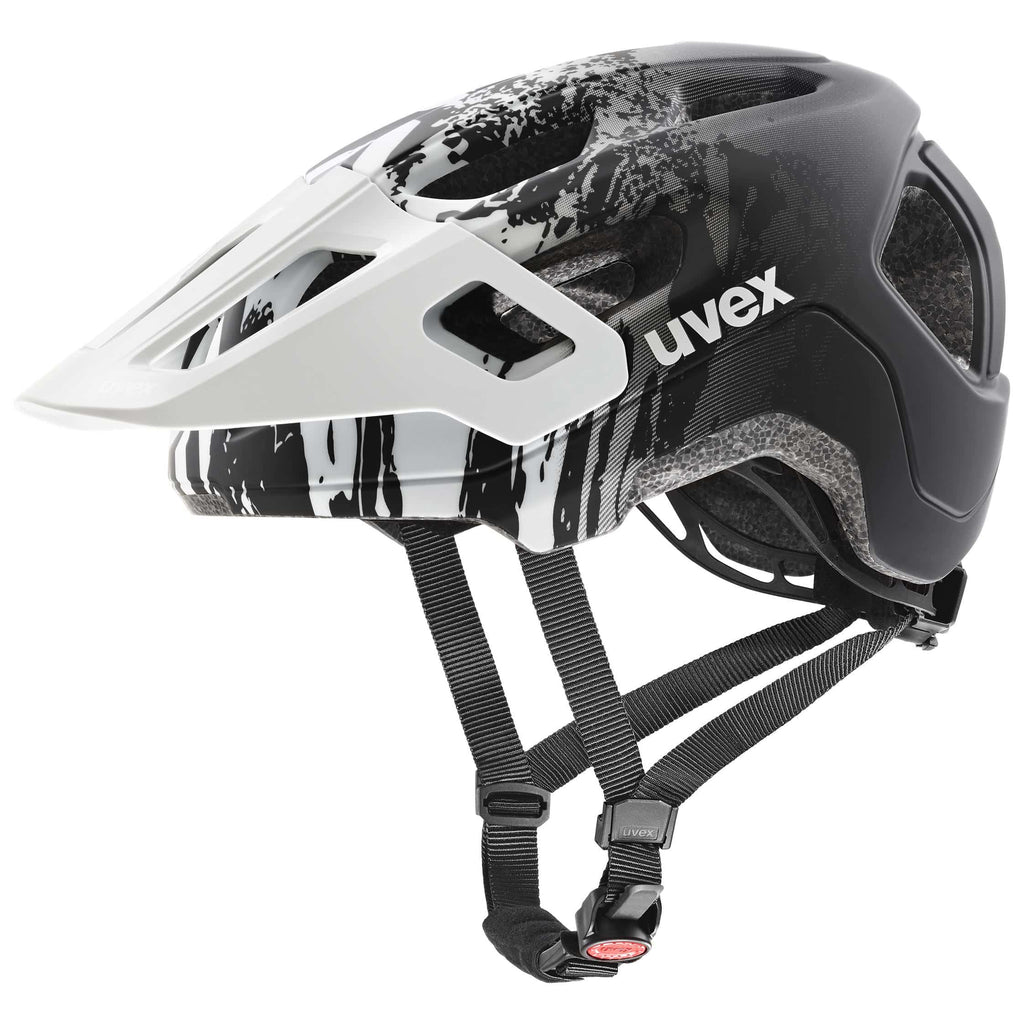 Uvex react jr. white-black matt 52-56