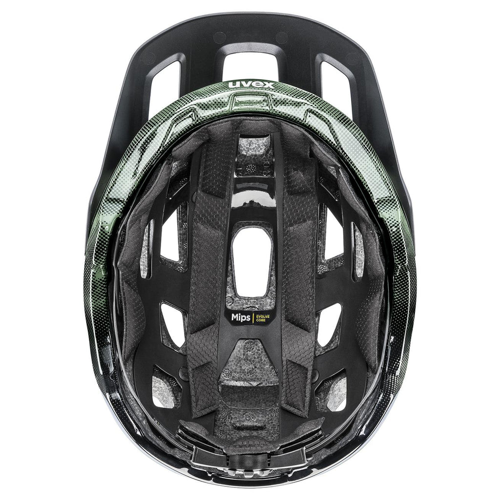 uvex react MIPS moss green-bl m 56-59