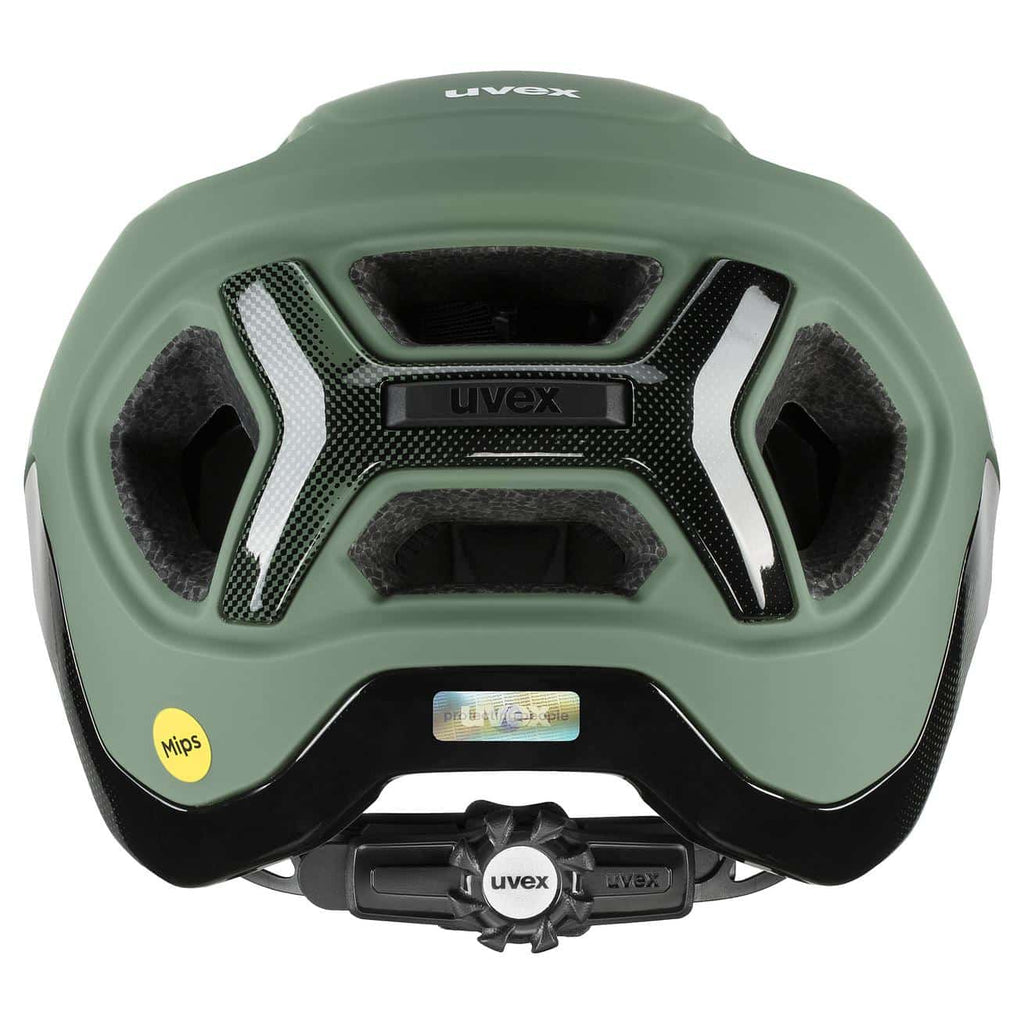 uvex react MIPS moss green-bl m 56-59