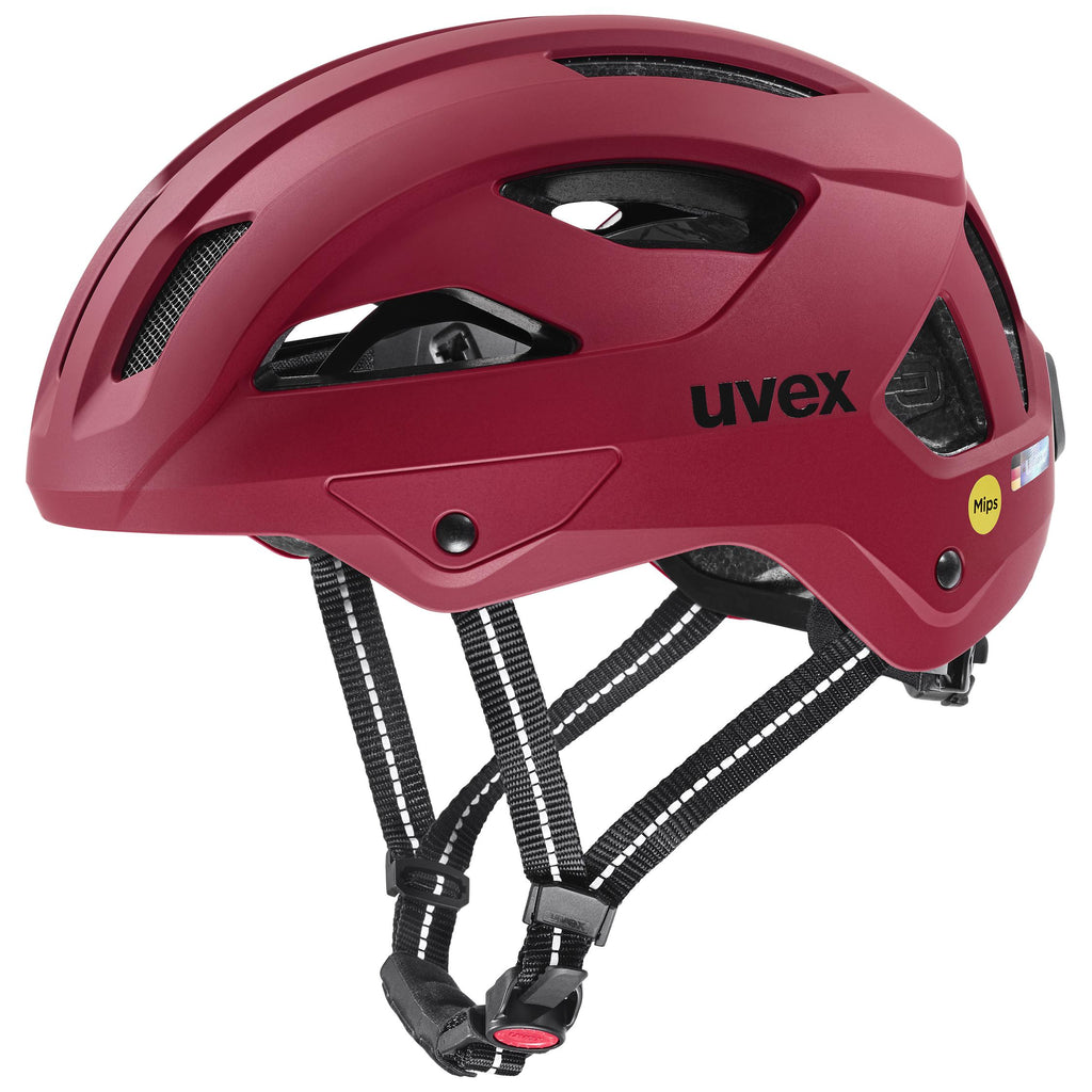 Uvex city stride MIPS ruby red m 53-56
