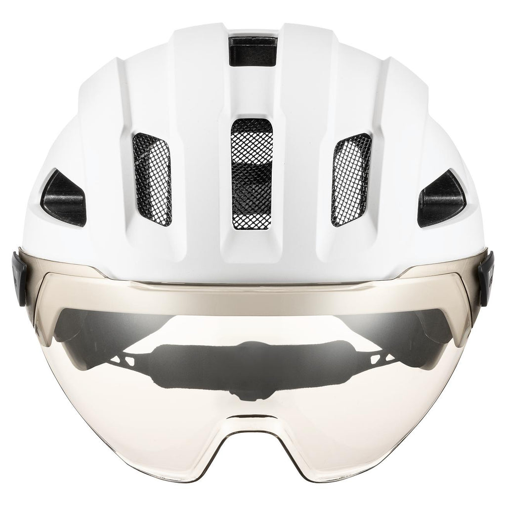 Uvex stride visor white matt 53-56