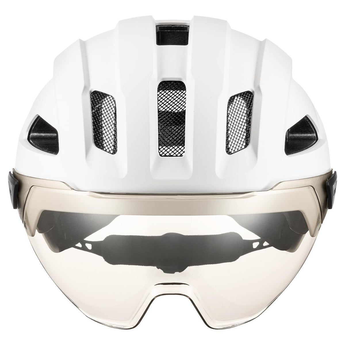 Uvex stride visor white matt 53-56