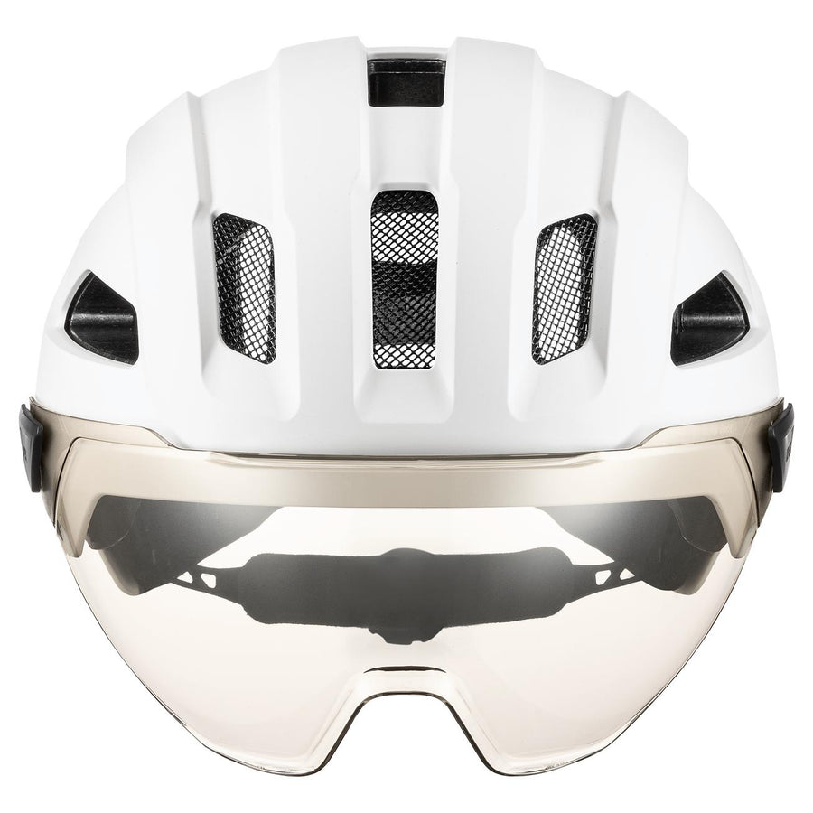 Uvex stride visor white matt 53-56