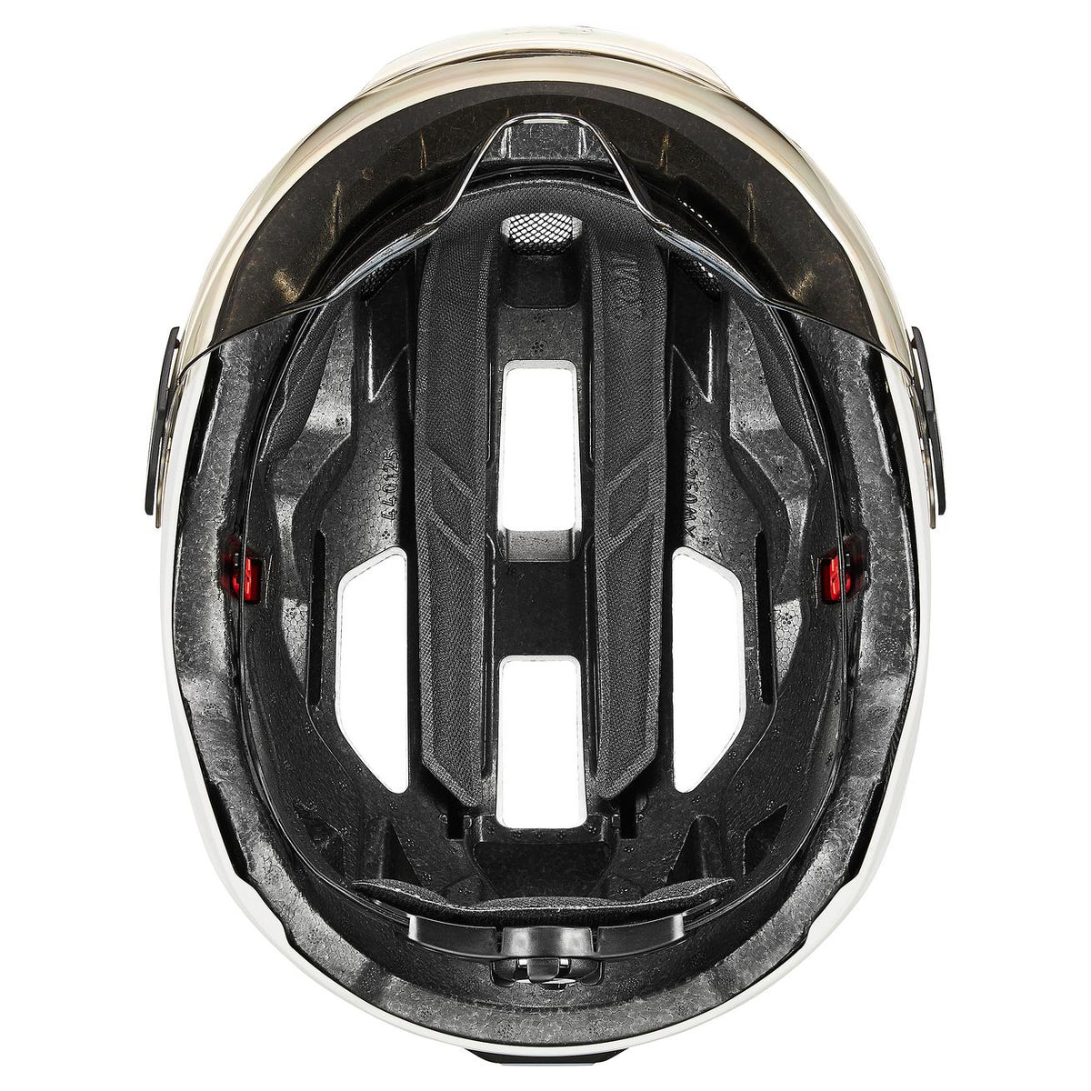 Uvex stride visor white matt 53-56