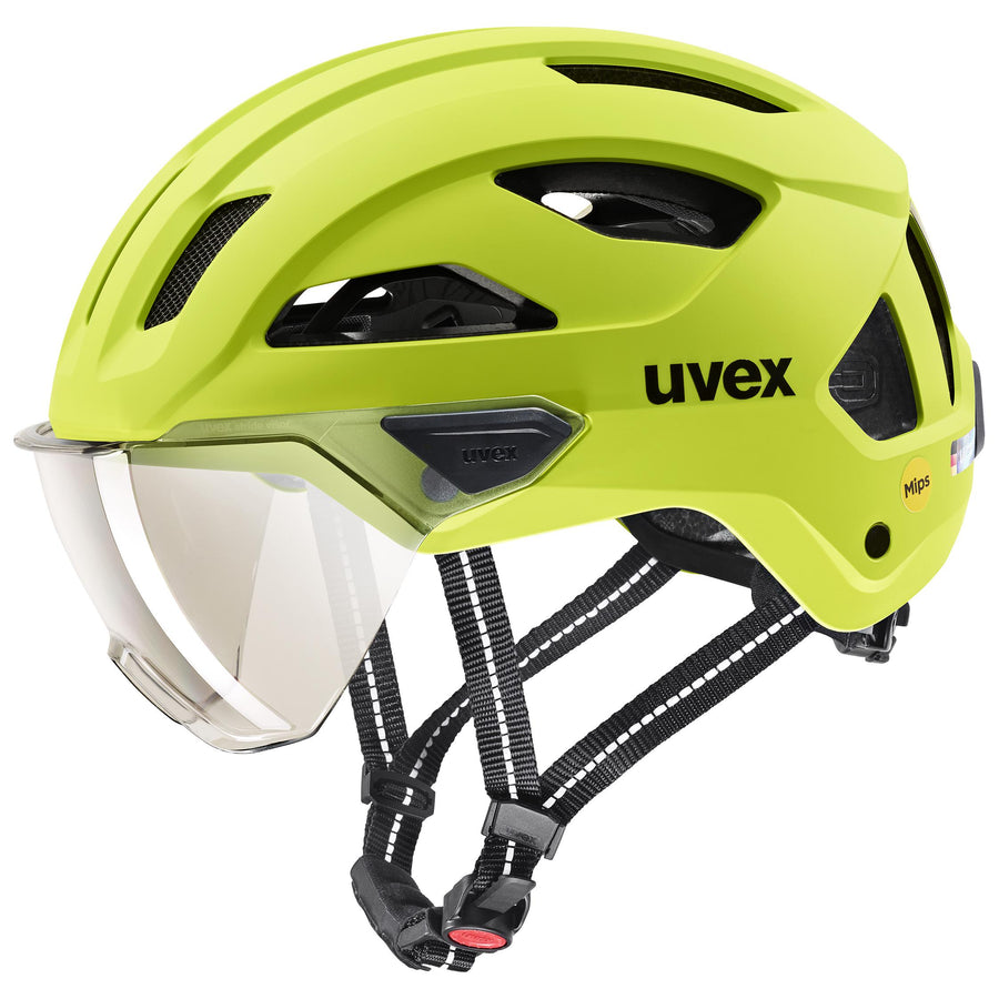Uvex stride visor MIPS lime matt 53-56