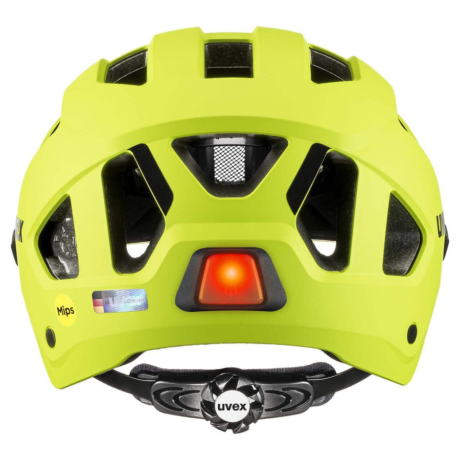 Uvex stride visor MIPS lime matt 53-56