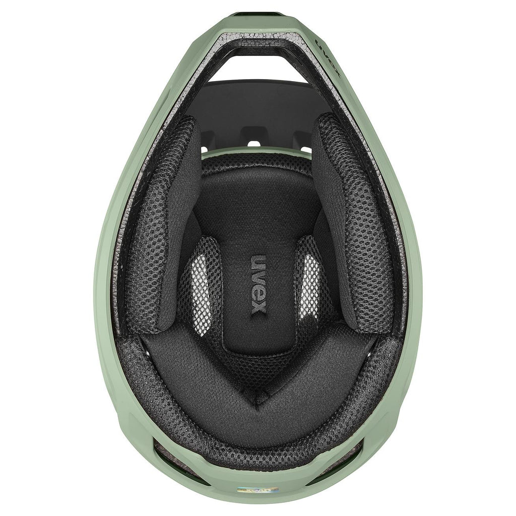 Uvex ravage moss green-black matt 52-55